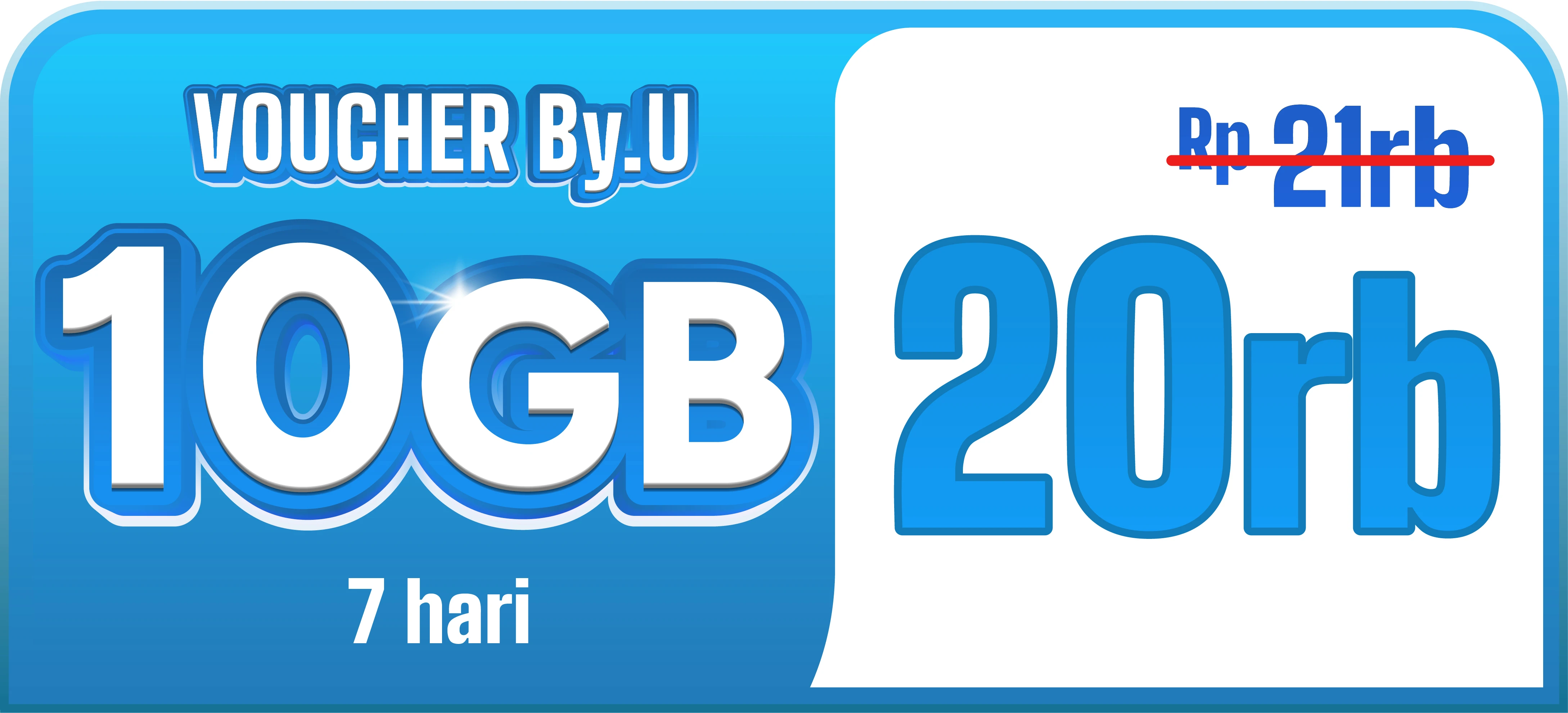 Banner by.U 10GB 7 Hari