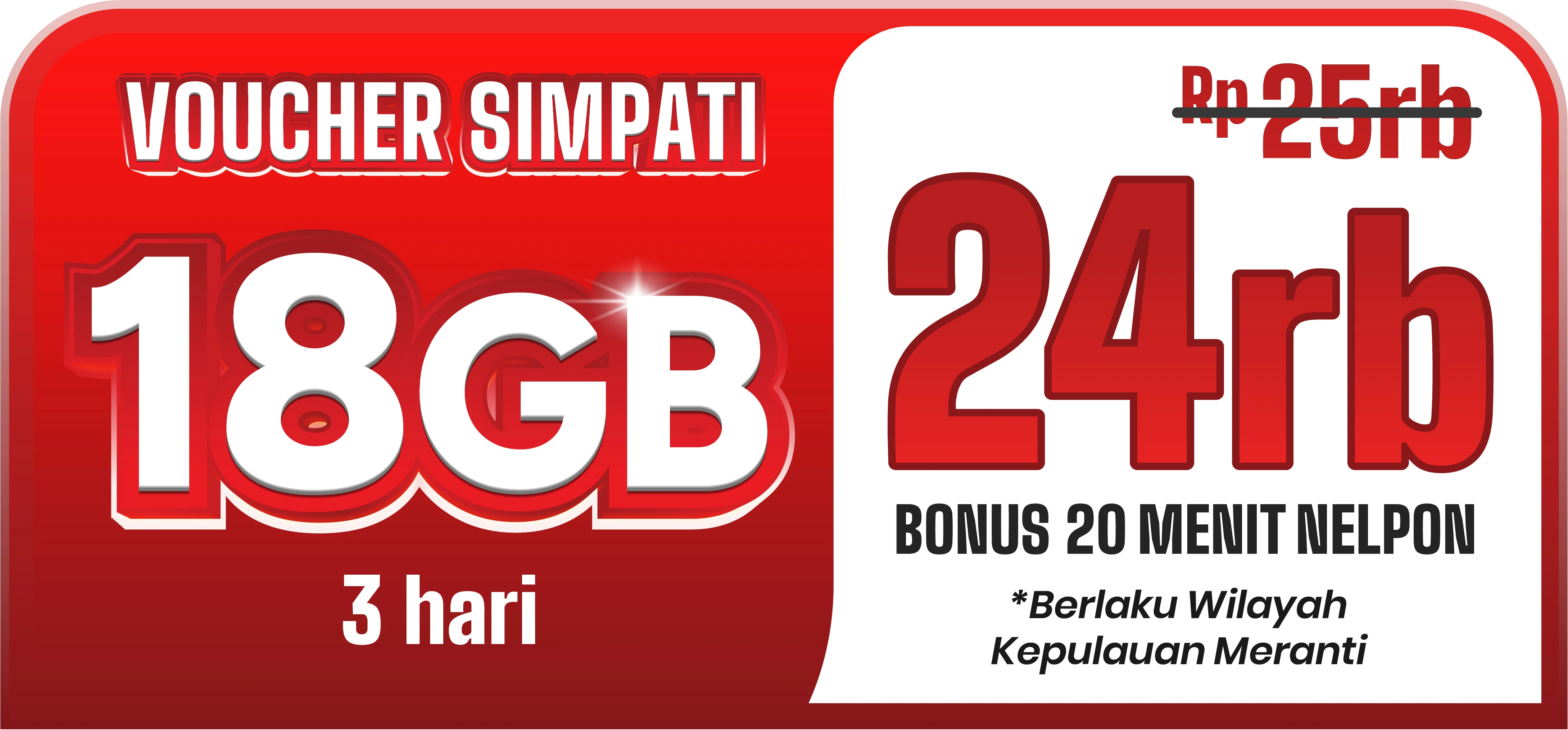 Banner Simpati 18GB 3 Hari
