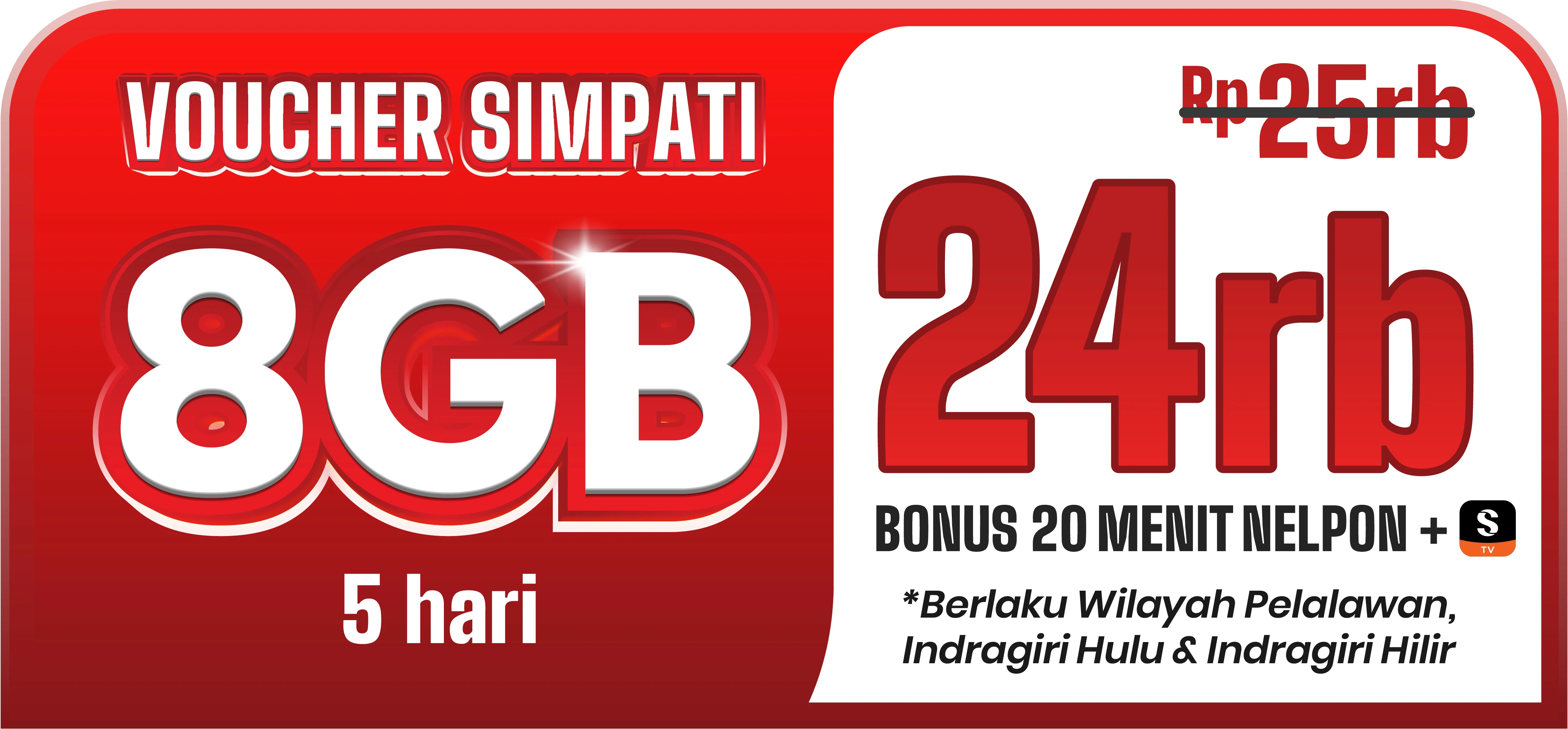 Banner Simpati 8GB 5 Hari